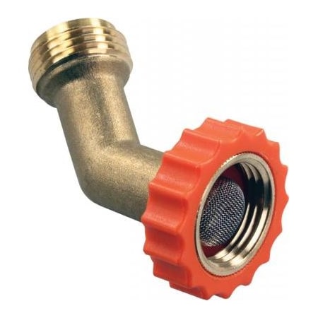 Jr Products 45 DEGREE HOSE SAVER, LEAD-FREE BRASS 62225